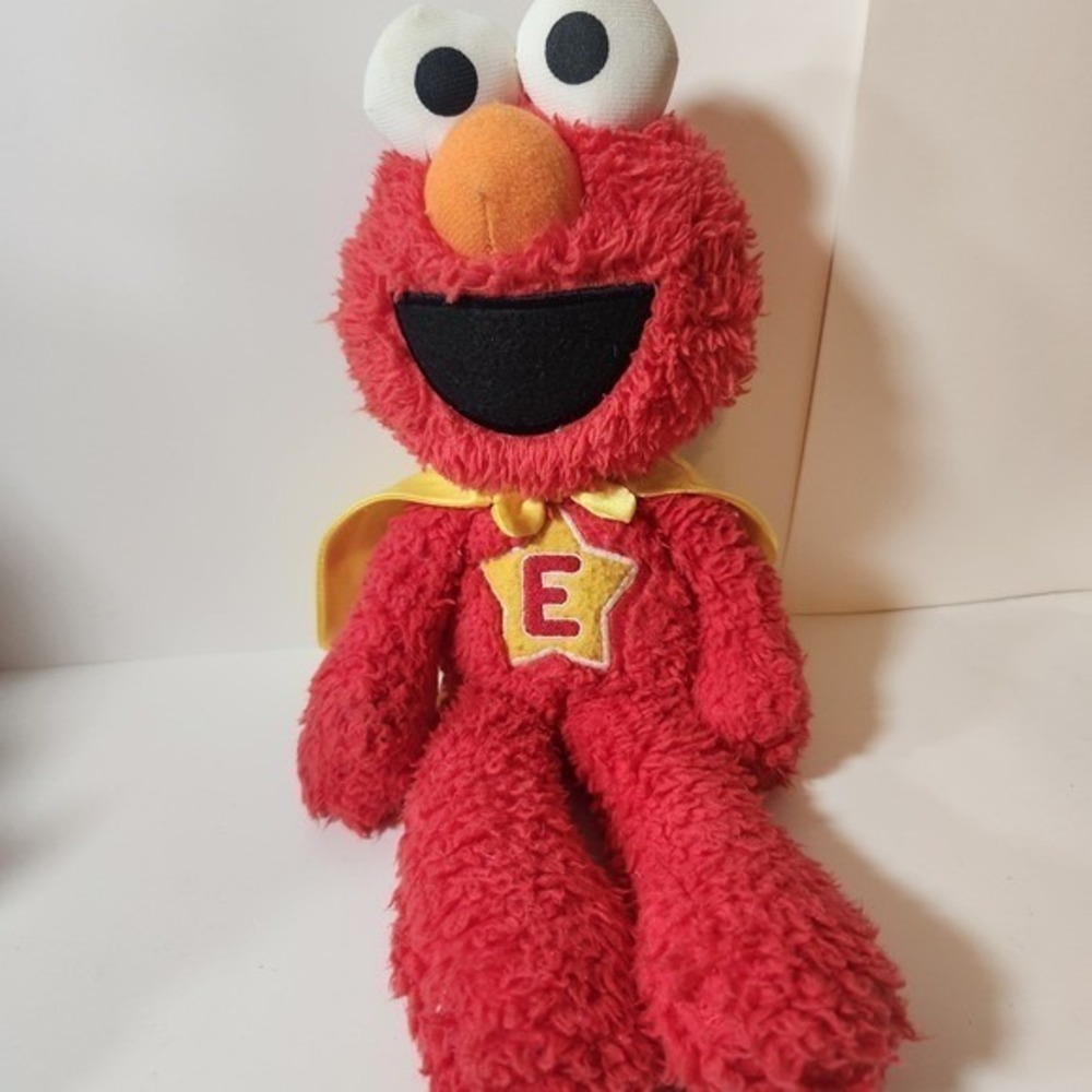 Gund Sesame Street Superhero Elmo Take Along Buddy Red‎ Plush Toy